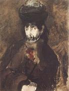 Jeune femme voilee (mk40), Edouard Manet